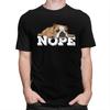 Custom French Bulldog Says Nope T Shirt Men Short Sleeve Pure Cotton Tshirt Casual Funny Animal Dog Tees Fashion Tshirt