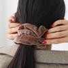 Women's Velvet Velour Solid Hair Scrunchie Hair Tie