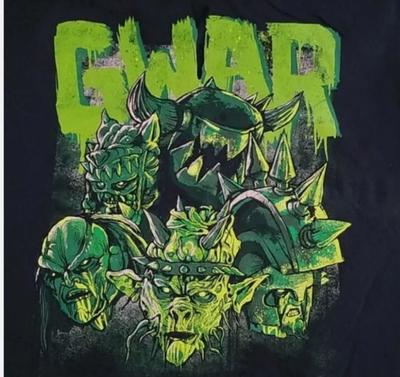 Gwar Black Concert Short Sleeve Black Men All Size Shirt Gift Family
