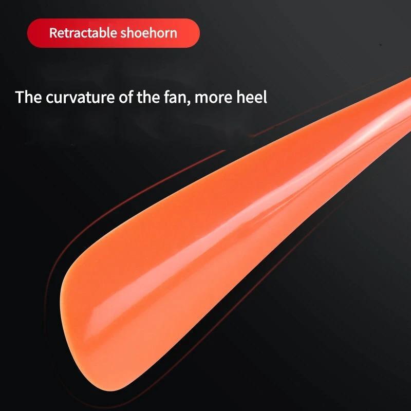 Stretchable Long Shoe Horns Metal Shoehorn Pregnant Woman Elderly Shoe Spoon No Bending Over Wearing Shoe Spatula 1pcs