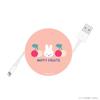 Gourmandies Miffy Fruits Cord Reel Case, Cherry, MF-590A
