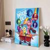 Disney 5D DIY Diamond Painting Decorations Classic Inside Out Poster Illustrations Diamond Embroidery and Rhinestone Cross Stitch Set Handmade