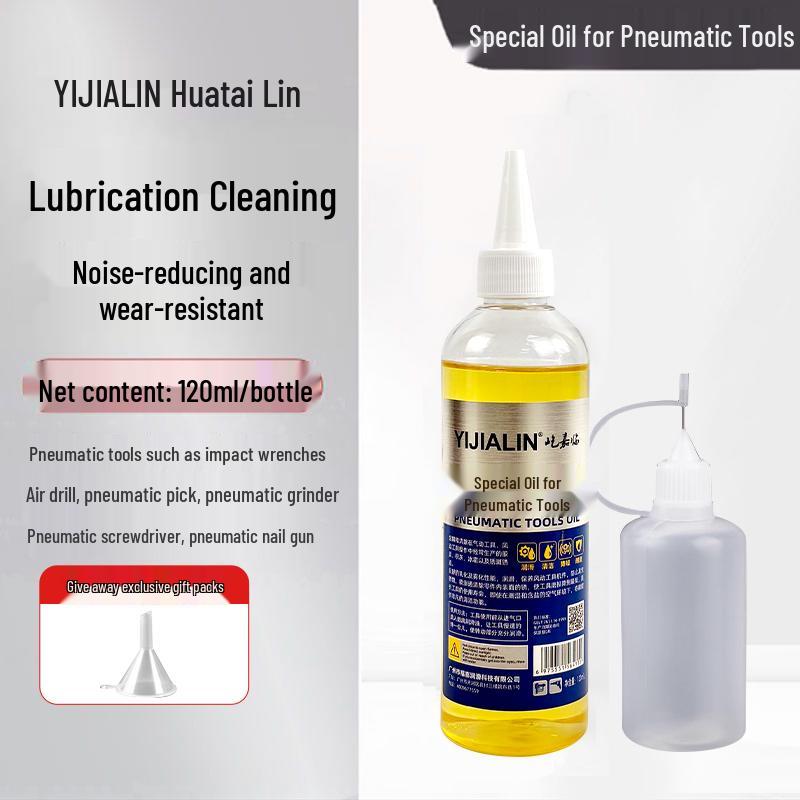 Air Tool Maintenance Oil for Impact Wrench, Grease Gun, Screwdriver, Grinder, and Nail Gun