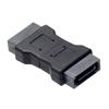 7Pin SATA Male to Male Converter for Computer PC Data Converter Plug Adapter Straight Angle 7P Serial ATA Jack Connector Coupler