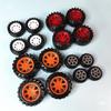 4WD Toy Car with Plastic Wheels - 2mm Tire Models for DIY Projects (4 Types)