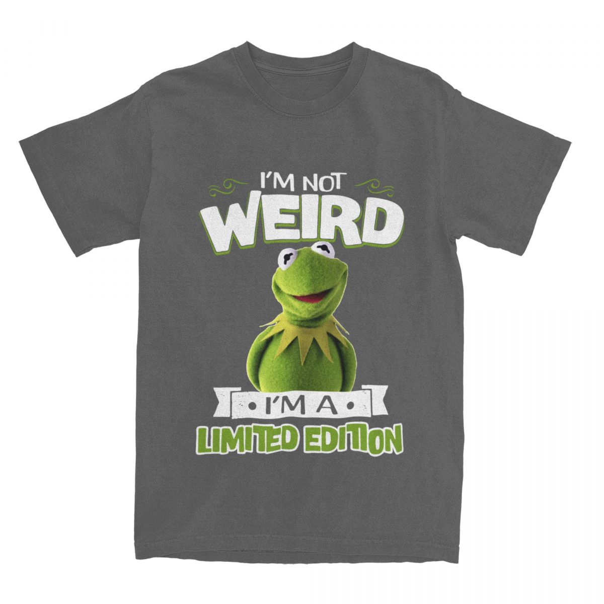 

Miniso Muppet Kermit Frog Im Not Weird Im A Limited Edition TShirt Men Women O Neck Cotton T Shirts Short Sleeve Clothing M