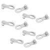 5pairs Bicycle Missing Link Rustproof Steel Quick Release Link Corrosion Resistant Easy Installation Bike Chain Link