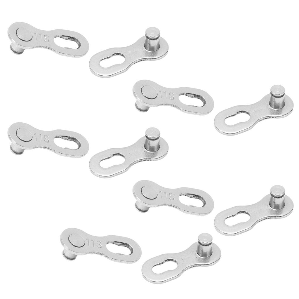 5pairs Bicycle Missing Link Rustproof Steel Quick Release Link Corrosion Resistant Easy Installation Bike Chain Link