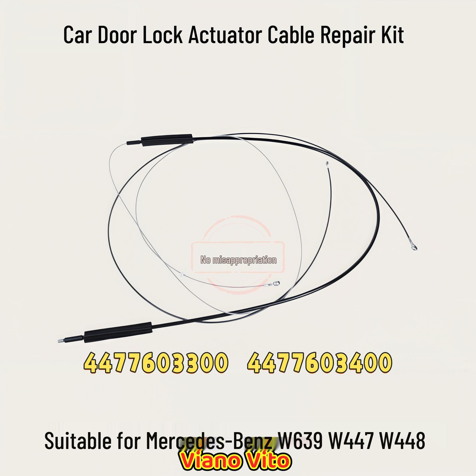 

Compatible with Mercedes-Benz Viano W448 Electric Sliding Door Pull Cable 4477603300/4477603400
