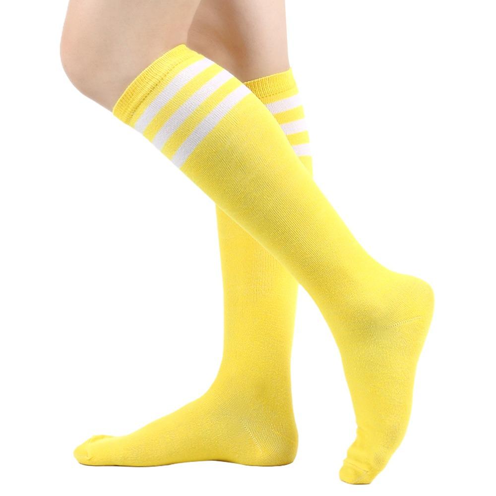 Black White Striped Long Socks Women Sexy Over Knee Thigh High Socks Over The Knee Stockings Ladies Girls Warm Long Tube Socks