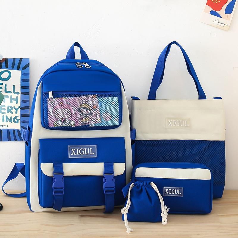 Multi-piece schoolbag female Korean version Japanese lightweight junior school backpack 3rd to 5th and 6th grade primary school students girl backpack