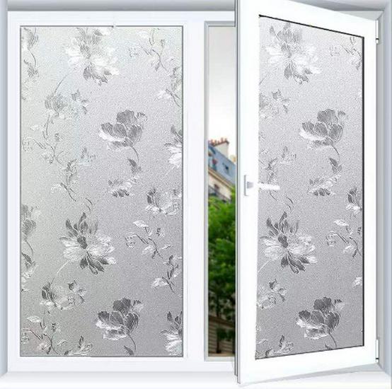 Adhesive-Free PVC Window Film for Bathroom/Office: Imitation Blinds & Electrostatic Glass Sticker