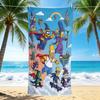 1Pc Superhero Adventures Fantasy Land Beach Towel, Quick Dry, Multi-Use for Beach Pool Gym Yoga Home Travel, Christmas, Halloween, Xmas Gift S848
