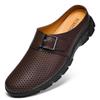 Men's Large Genuine Leather Slip-On Closed-Toe Loafers