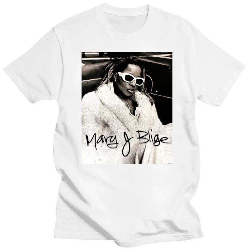 

Mary- J. Blige shirt funny birthday black cotton tee vintage gift for men women XL