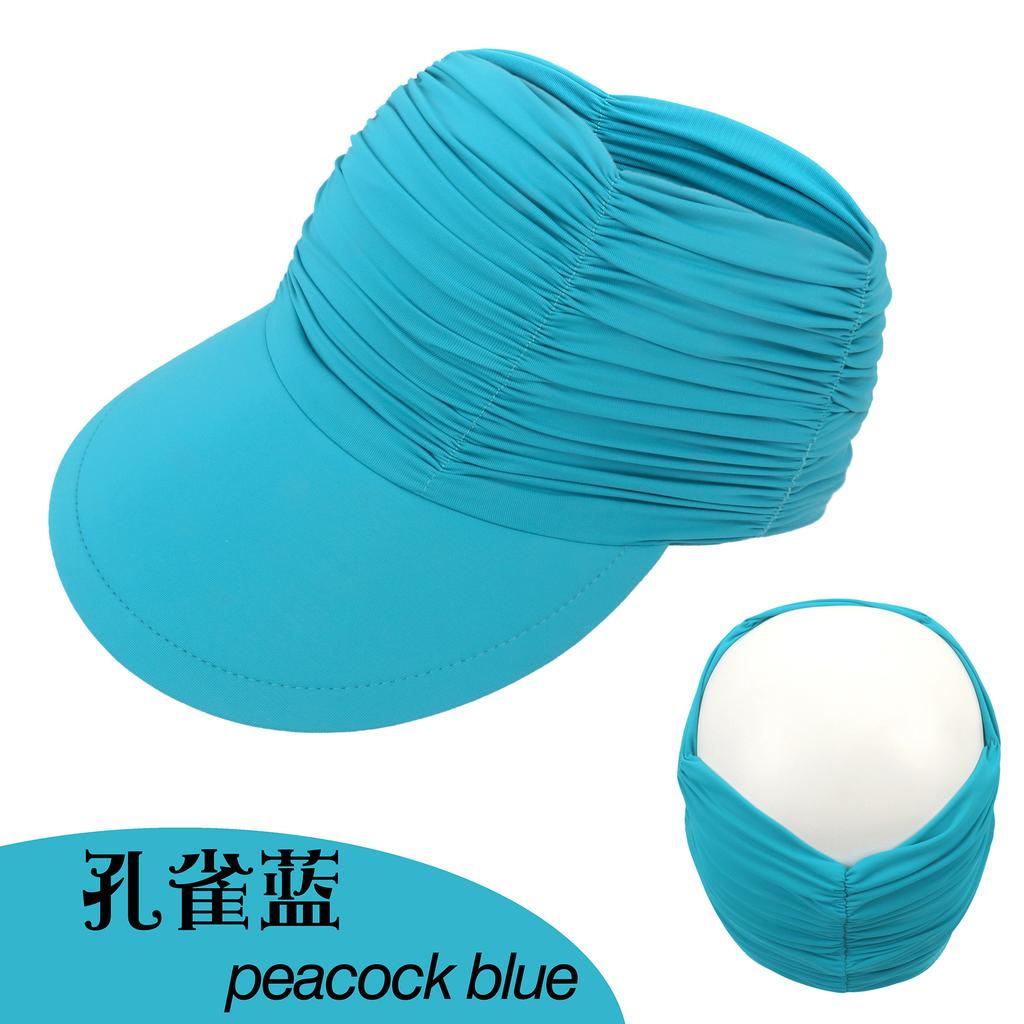 Women'S Sun Hat Women'S Uv Protection Ice-Feeling Material Large Brim Outdoor Sports Empty Top Hat