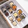 1-5Pcs Sets Sealed Jar Food Storage Box Transparent Plastic Kitchen Organizer Multigrain Tank Stackable Dried Sealed Storage Jar