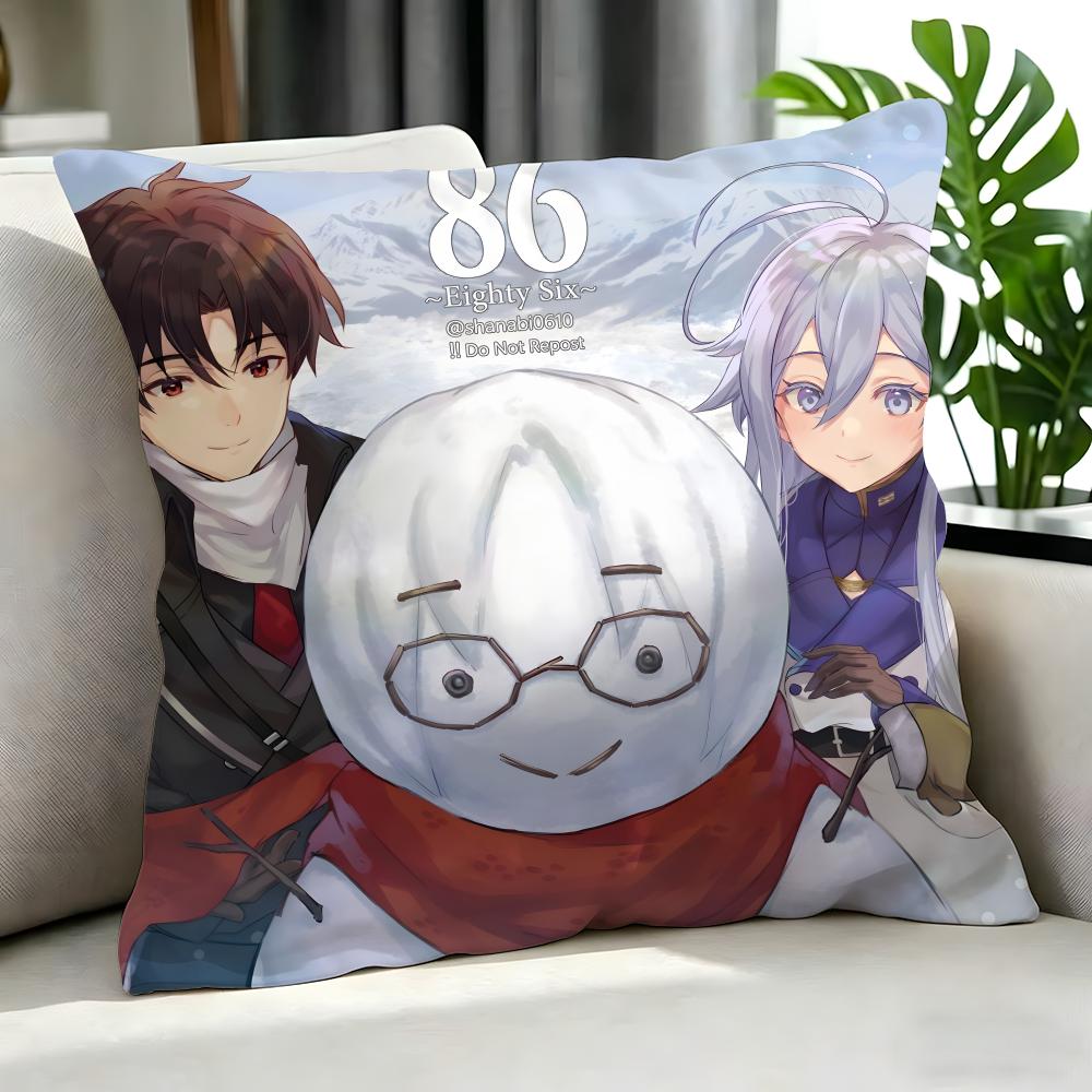 anime Eighty Six Cushion Cover Cushion Cover Set Pcs x x x Pillowcase Decorative Sofa Home Decor