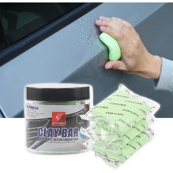 3 Pack Magic Clay Bar Kit Premium Car Clay Bars for Auto Detailing Cleaning No Scratch Cleaner, Purple зелёный