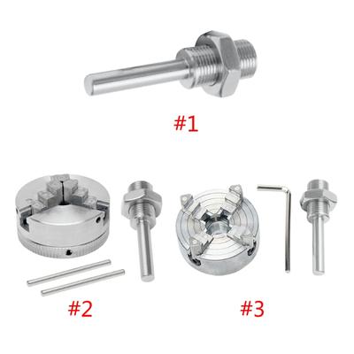 Upgraded 3 Jaw Lathe Chuck Zinc Alloy Lathe Chuck Metal Milling Drilling Tool Threaded Back for Electric Hammer Drill