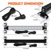 40 LED Strobe Licht Notfall Flash Warnung Lampe Auto Windschutzscheibe Bar Verkehrs Advisor Taschenlampe Rot Blau Auto Zubehör 12V-24V