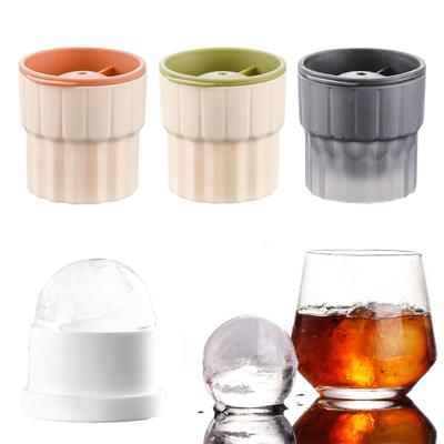 1/4Pcs Ice Mold Sphere Maker Stackable Easy Release Circle Ice Mold