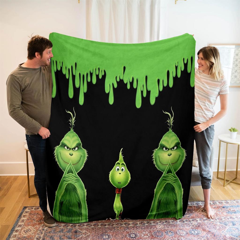 Flannel Blanket Christmas Blanket Personalized Blanket Digital Print Blanket