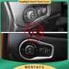 Car Head Light Lamp Switch Panel Cover Decoration Sticker Trim for Jeep Renegade 2014 -  Interior