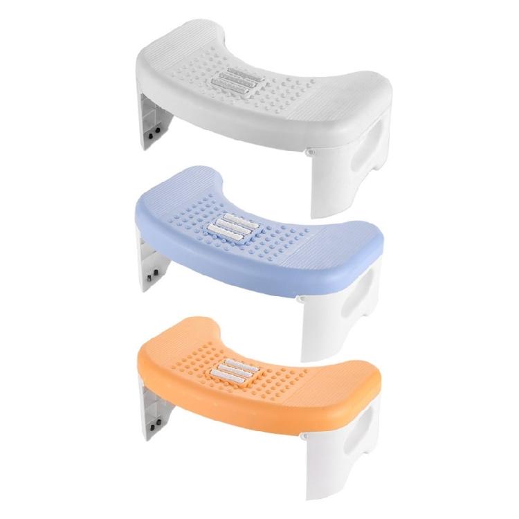 Household Toilet Footstool Squatting Tool Foot Seat Rest Helper Training Stand Portable Plastic Step Stools Easy To Use