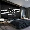 Collingwood Football Club Wandteppich Ästhetisches Wandbehang Gedruckter Stoffdecke Dekorative Wandteppiche für Schlafzimmer Wohnzimmer Heimdekoration