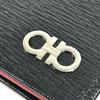Salvatore Ferragamo Gancini logo Business Card Holder Pass Case Folded Card Case