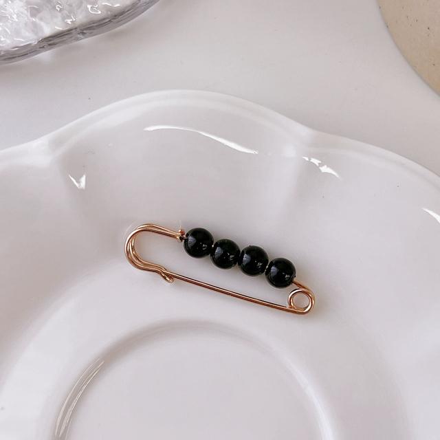 Pin Brooch Set Big Beads Stylish Stylish Clothing Brooches Pearl Lapel Pin Sweater Dress Pin Brooch Pins Badge Women Buckle AccessoriesFashion Jewelry