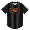 Joji Demons 00 Baseballová košile na knoflíky Krátký rukáv Letní košile Ležérní Unisex Streetwear Hop Hop Grafické Merch