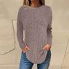 Dámské pracovní košile s dlouhým rukávem Topy Podzimní móda Lehké svetry Business casual halenky