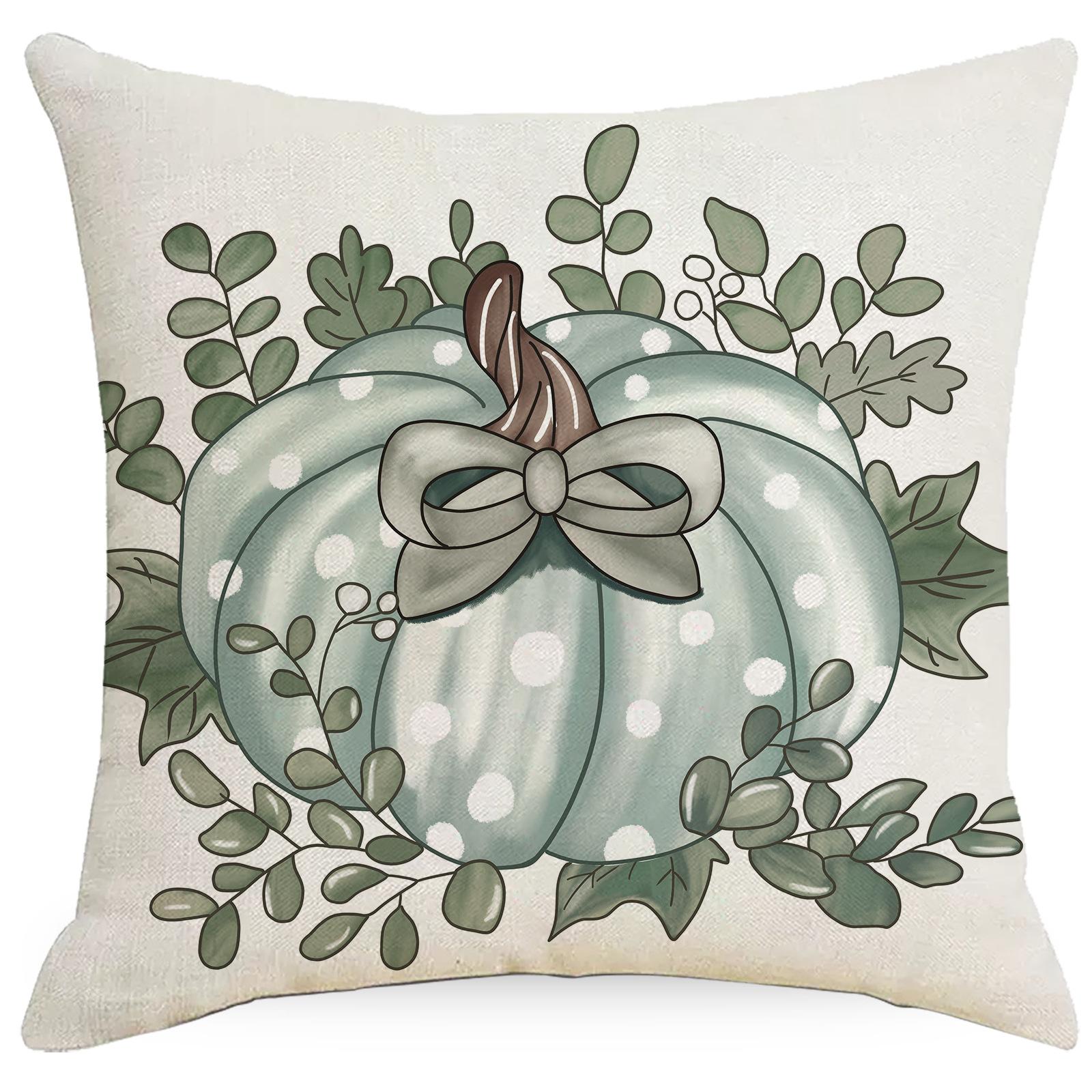 

Новая наволочка на День Благодарения Диван Гостиная Спальня Подушка Лен Домашняя Подушка Наволочка 45 * 45Cm