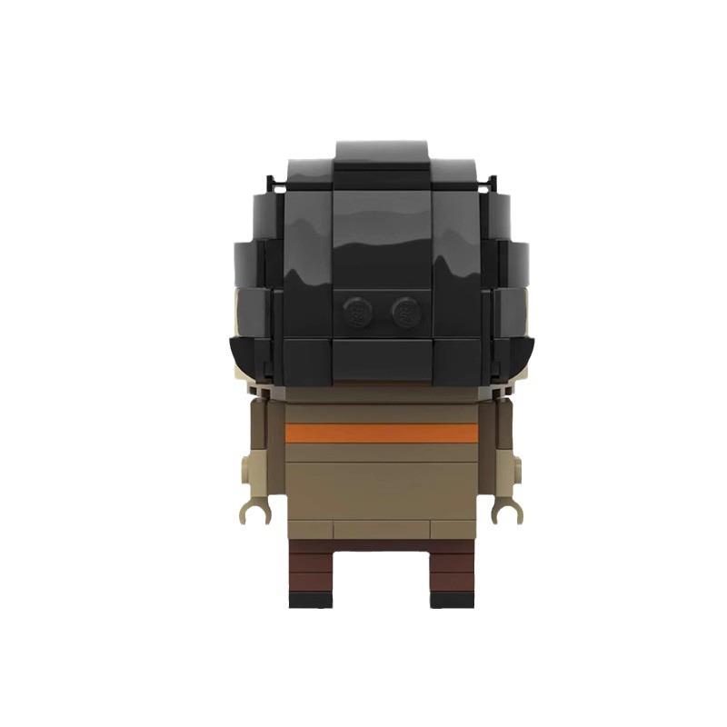 Yaratıcı Rocky Kare Kafa Çocuk ile Uyumlu Yapı Taşı, Birleştirme Seti Yapboz Yapı Taşı Model Süs