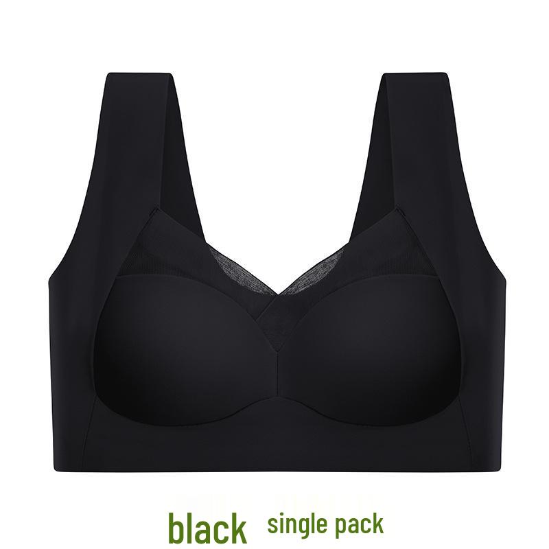 Ice Silk Cross-Back Sports Bra: Seamless Lightly Padded, Wire-Free, Tank Top Style for a Flattering Fit