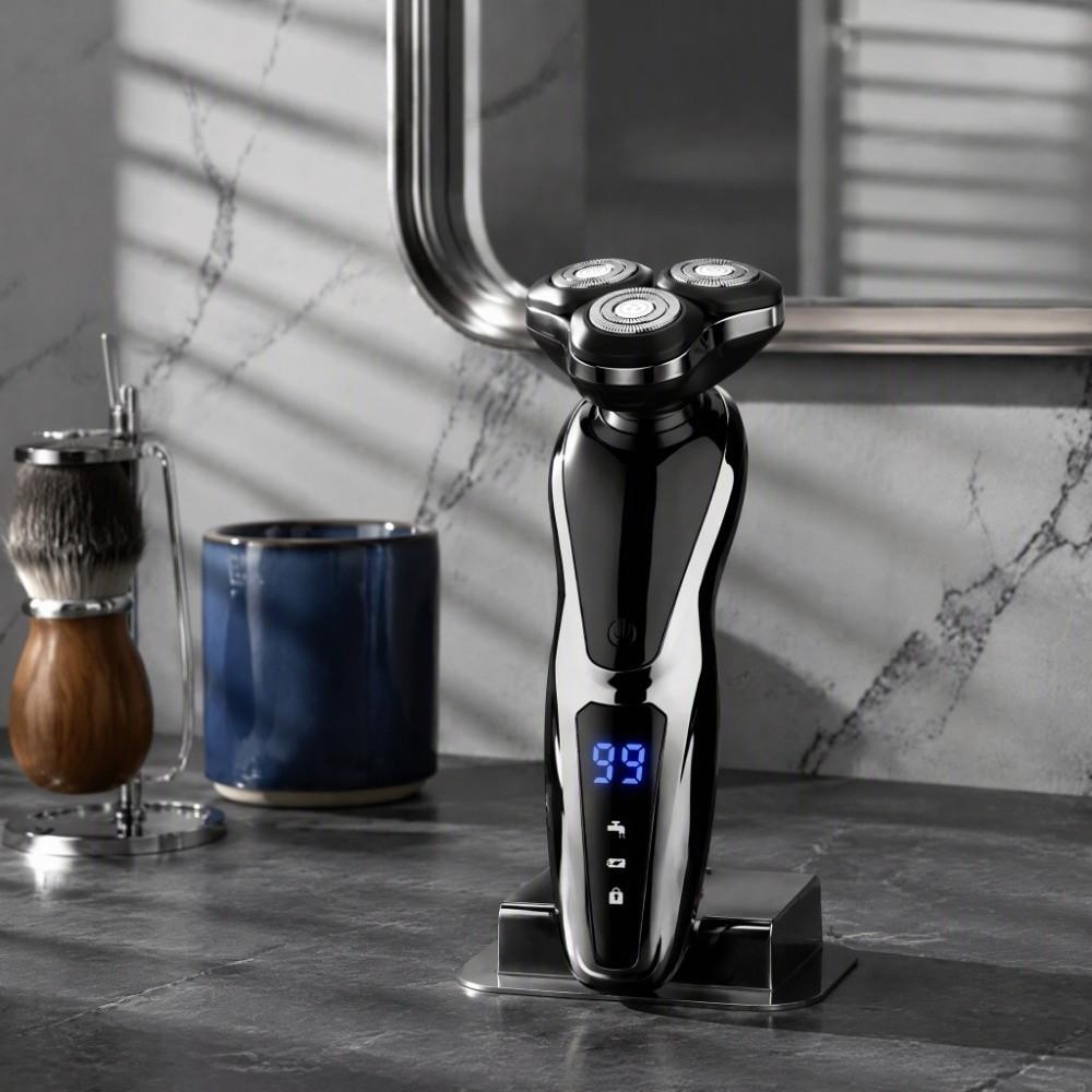 LCD Display Beard Trimmer Whole Body Washable Hair Clipper 4 In 1 Shaver  Hair Cutting