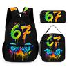 Vollständig bedruckter Rucksack 67 Bedruckte Rucksacktasche Bedruckbare Essensbeutel Vollständig bedruckter Schülerrucksack Lunchtasche Federmäppchen