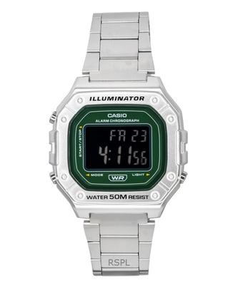 Digital Stainless Steel Quartz W-218HD-3AV Men's Watch