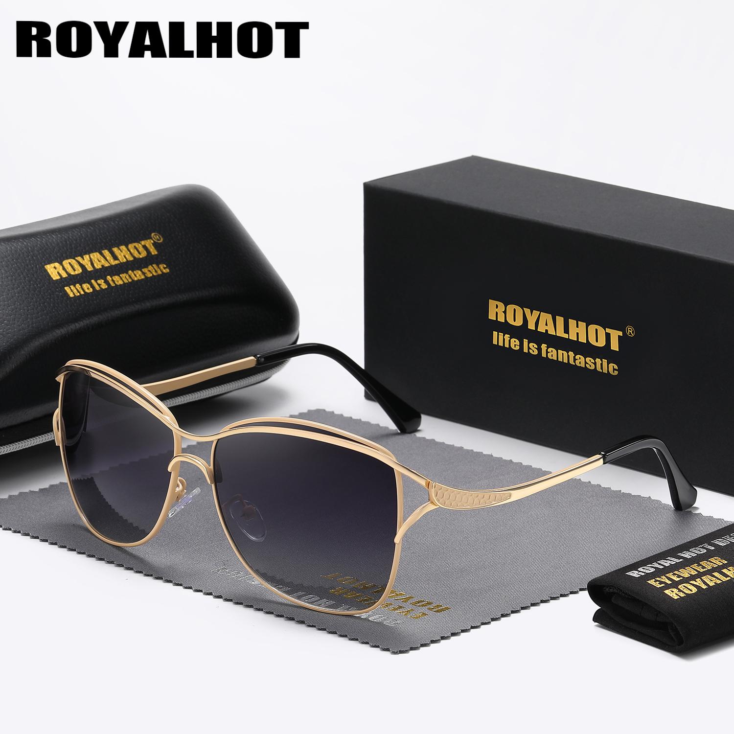 

RoyalHot женские и мужские поляризационные солнцезащитные очки в овальной оправе из сплава, солнцезащитные очки для вождения, оттенки Óculos masculino Male