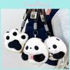 Cute Panda Keychain Plush Toy With Pp Cotton Filling For Gifts And Backpack Decor