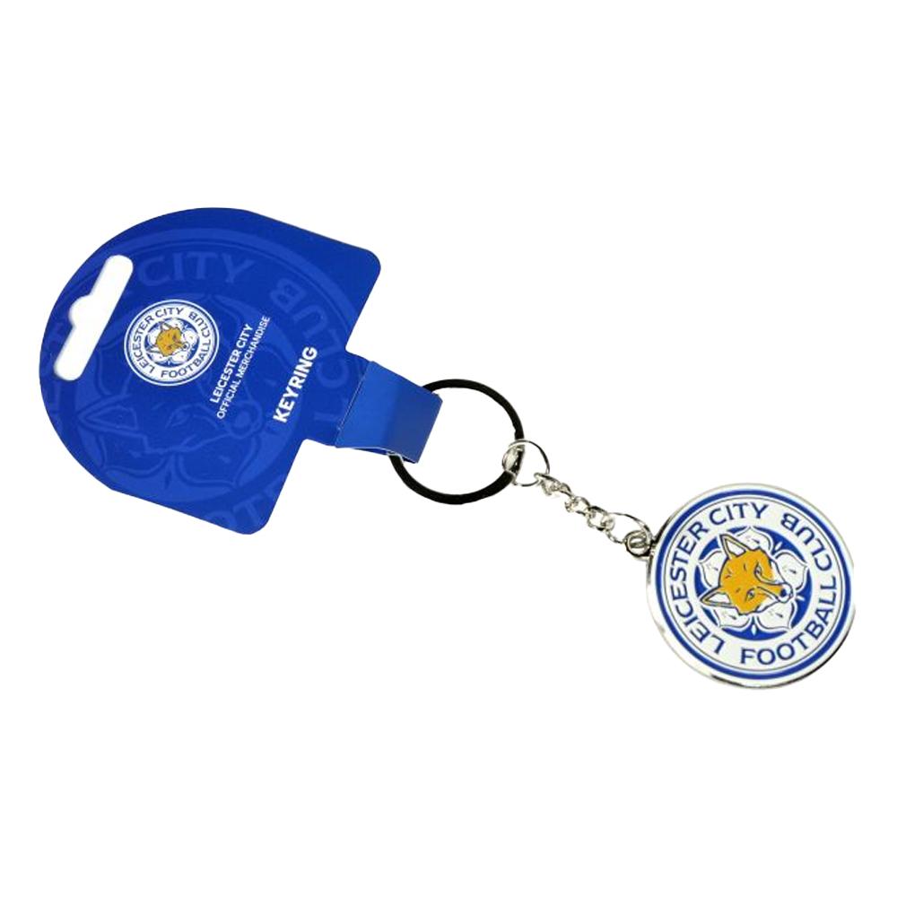 Leicester City FC Crest Metal Keyring