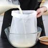 Bolsas filtrantes de nailon, colador para leche vegetal, colador para escurrir té, filtro de malla, utensilios de cocina para el hogar, comida, queso, colador para miel