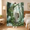Mushishi Anime Throw 240G Flannel Blanket, Suitable For Sofas, Beds, Offices,  Exquisite Gift Blankets