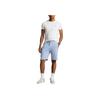 Polo Ralph Lauren SS22 Solid Color Mid Waist Drawstring Straight Leg Casual Sports Shorts Men Shorts Blue 710860384-007