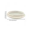 Shallow Dome Lamp Cover with Flared Edge Energy Efficient Acrylic Fan-Mounted