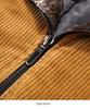Men's Winter Corduroy Cotton Padded Stand Collar Jacket 9822