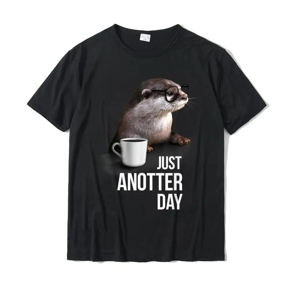 Funny Otter T-shirt - Rust Anotter Day for Otter Lover Funky Women's T-shirt Top T-shirt Casual