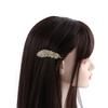 Girls Large Bb Clip Rhinestone Women Barrette Feather Hair Clips Crystal Hairpins Hair Side Clip